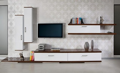 sade+ve+ozel+tasarimli+duvar+unitesi Duvar Unitesi   T.V UNİTE Modellerinde İstikbal Devrimi