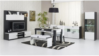 Modern,Şık,lux Delux,Yeni Trend Yemek Odası Takımları siyah+beyaz+yemek+odasi+takimi Modern,Şık,lux Delux,Yeni Trend Yemek Odası Takımları