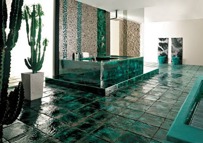 seramik+%C3%A7ini+banyo+fikirleri Banyo Seramik Mozaik Banyo Dekorasyon Fikirleri