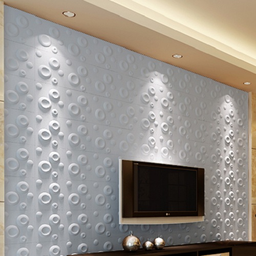 Beyaz+3+D+duvar+Paneli Modern 3D Duvar Panelleri